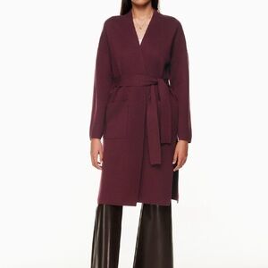 Wilfred Chocolate Brown Belted Cardigan